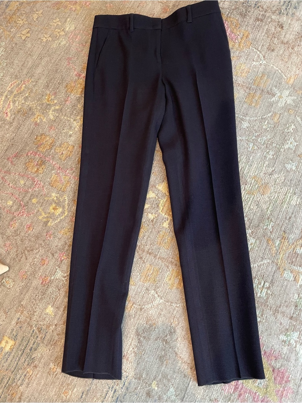 Emporio Armani Dark Navy Tailored Dress Trousers